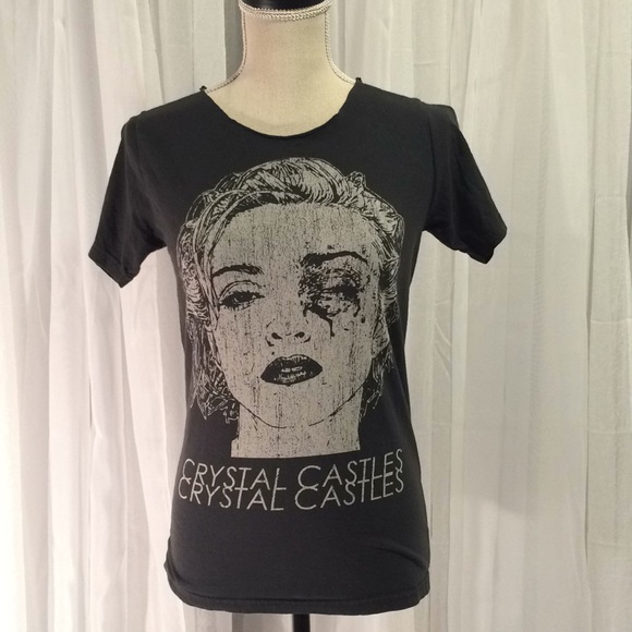 Tops - Crystal Castles Madonna Tour Band Shirt